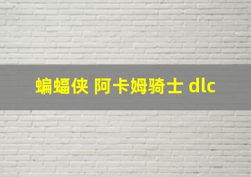 蝙蝠侠 阿卡姆骑士 dlc